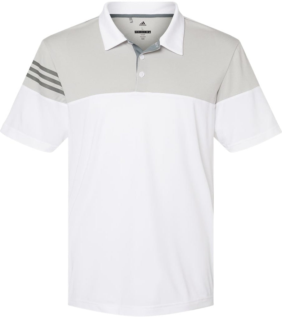 Adidas Heather 3Stripes Block Polo