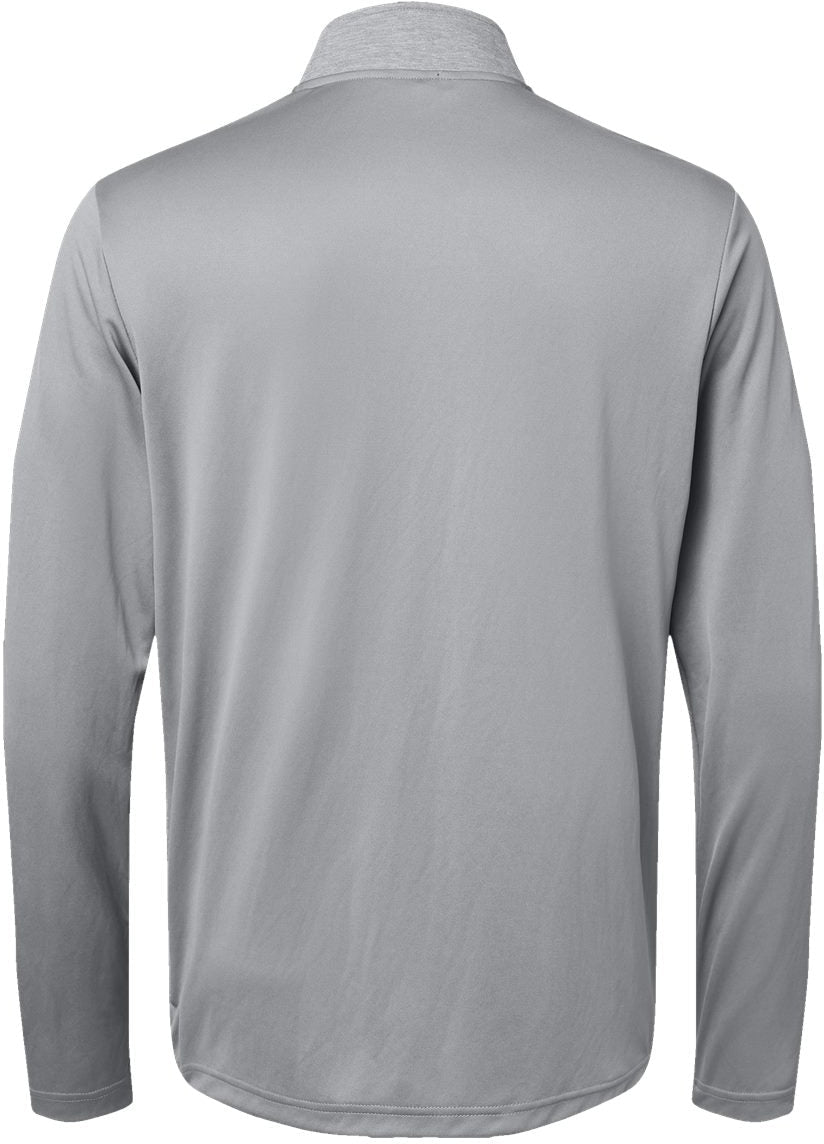 no-logo Adidas Heather Block Print Quarter-Zip Pullover-Outerwear-Adidas-Thread Logic
