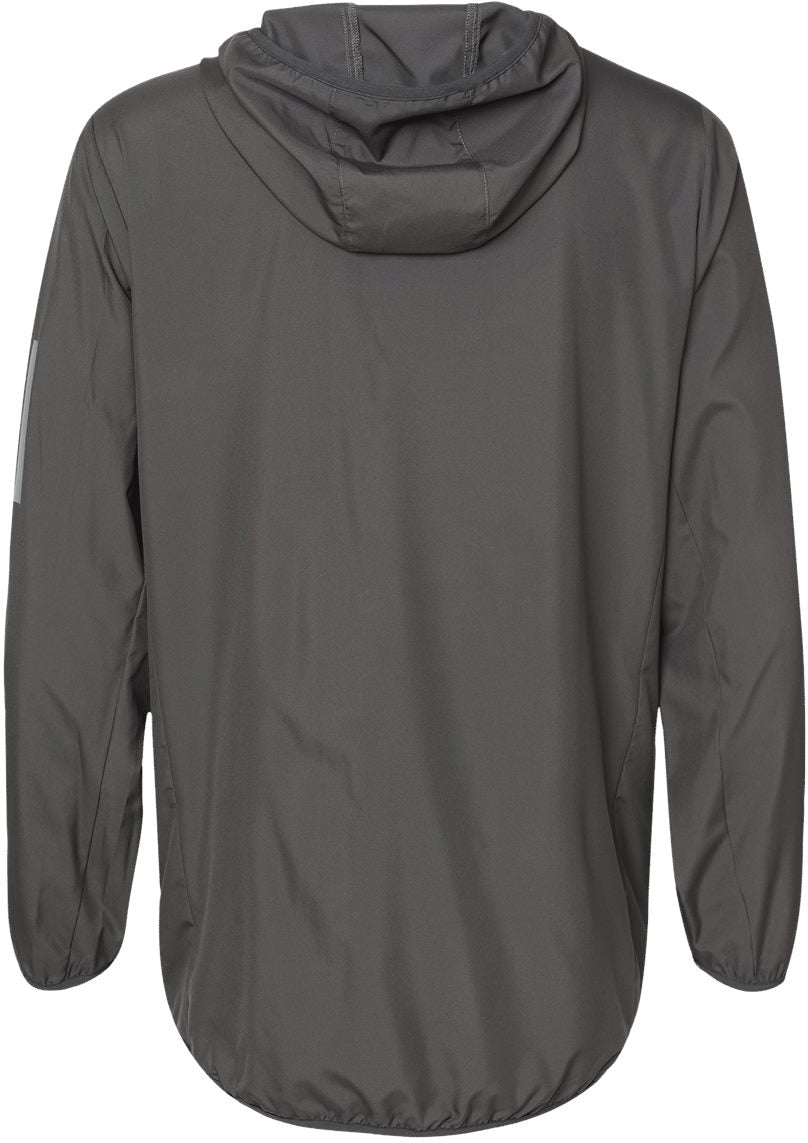 no-logo Adidas Hooded Full-Zip Windbreaker-Outerwear-Adidas-Thread Logic
