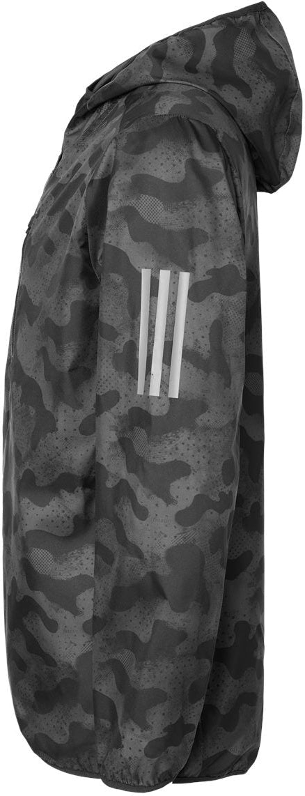 no-logo Adidas Hooded Full-Zip Windbreaker-Outerwear-Adidas-Thread Logic