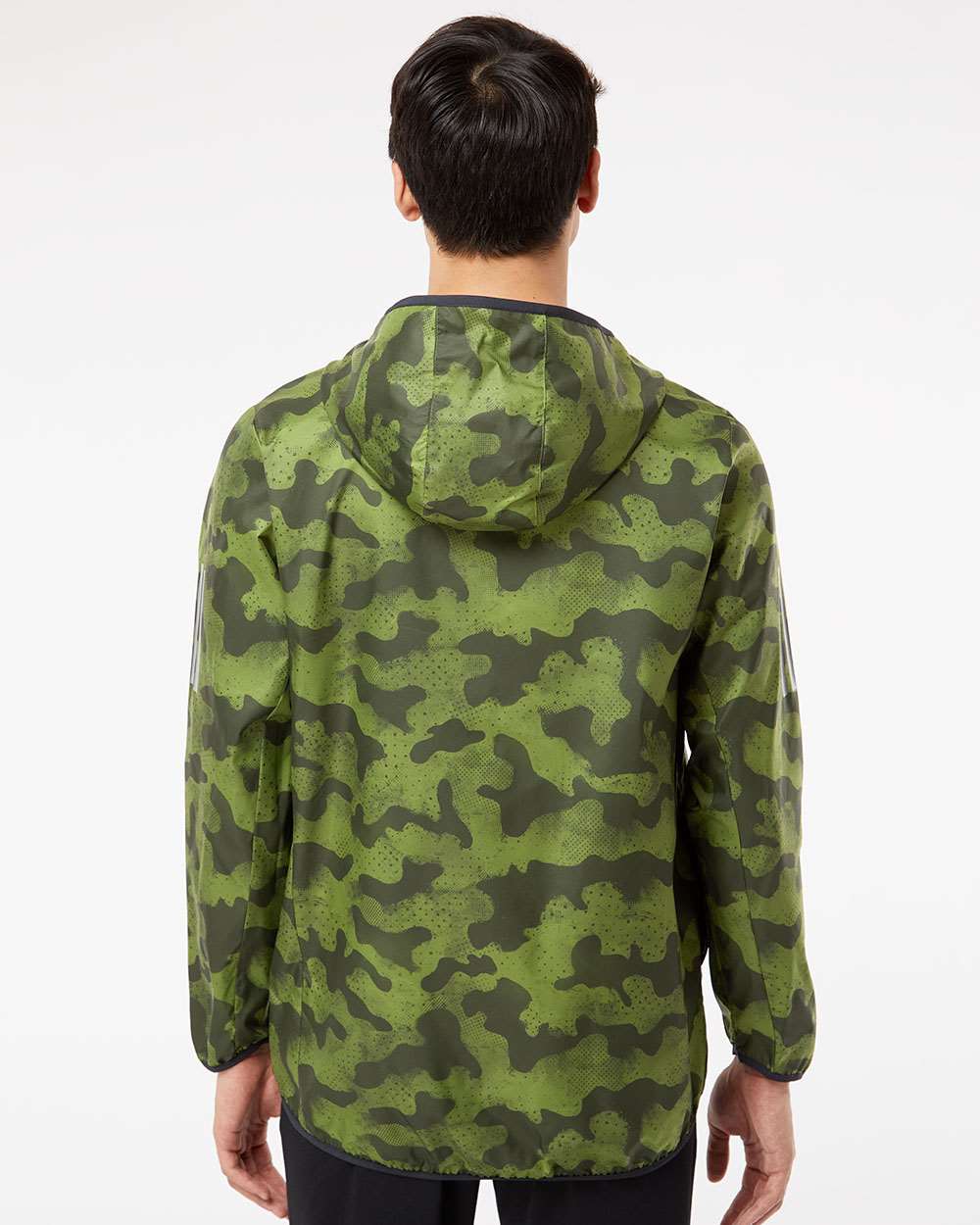 no-logo Adidas Hooded Full-Zip Windbreaker-Outerwear-Adidas-Thread Logic