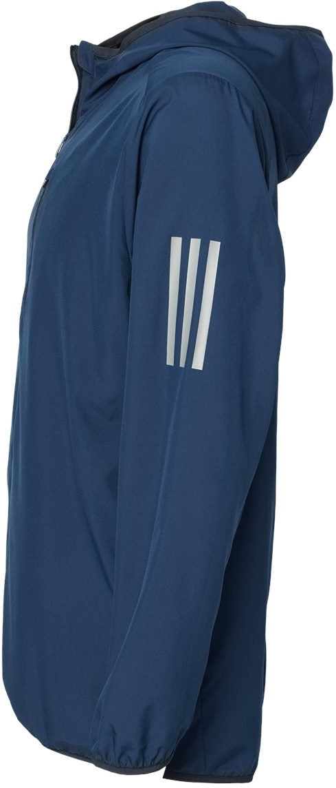 no-logo Adidas Hooded Full-Zip Windbreaker-Outerwear-Adidas-Thread Logic