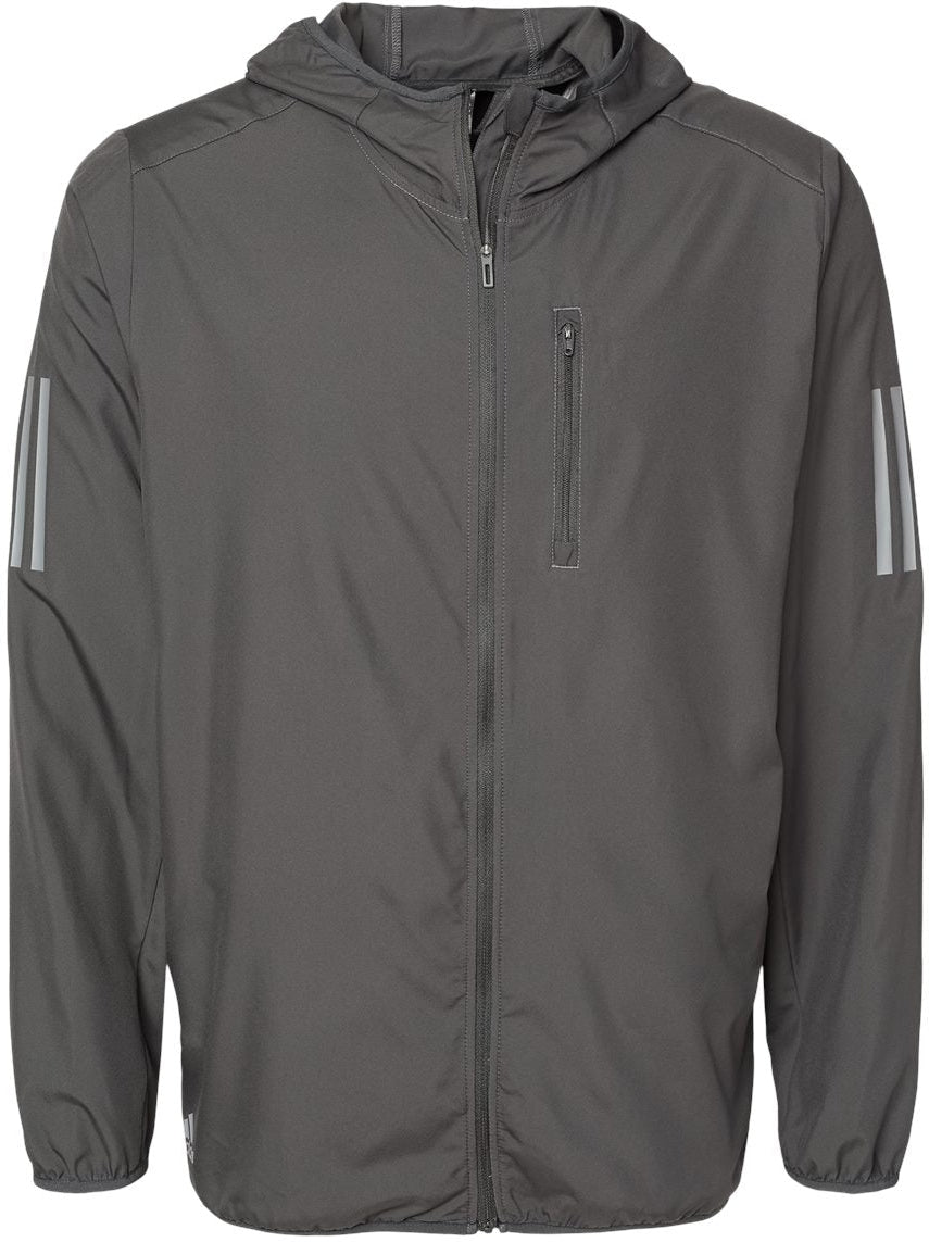 Adidas Hooded Full-Zip Windbreaker