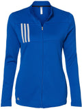 Adidas Ladies 3-Stripes Double Knit Full-Zip