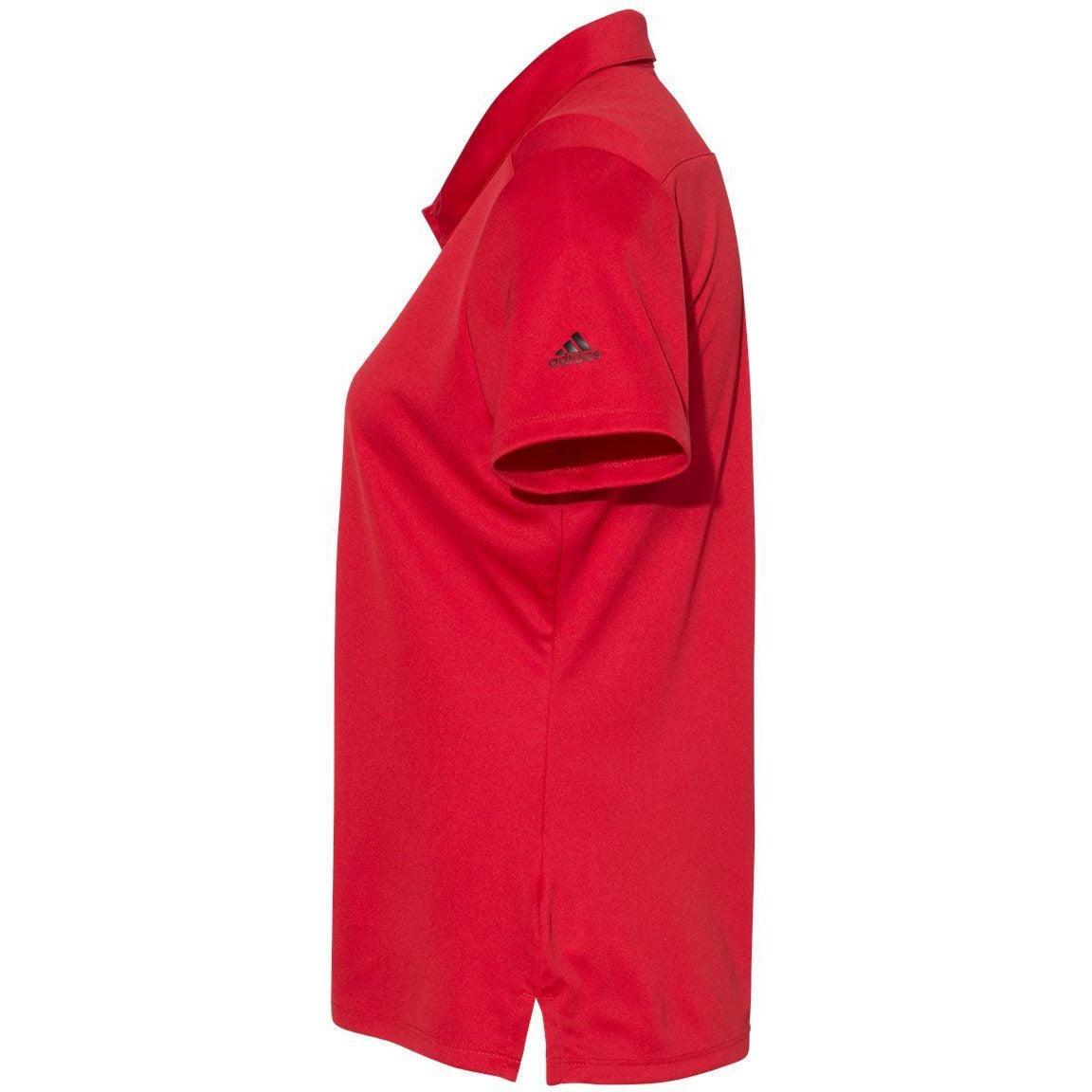 no-logo Adidas Women's 3-Stripes Shoulder Polo-Ladies Polos-Adidas-Thread Logic