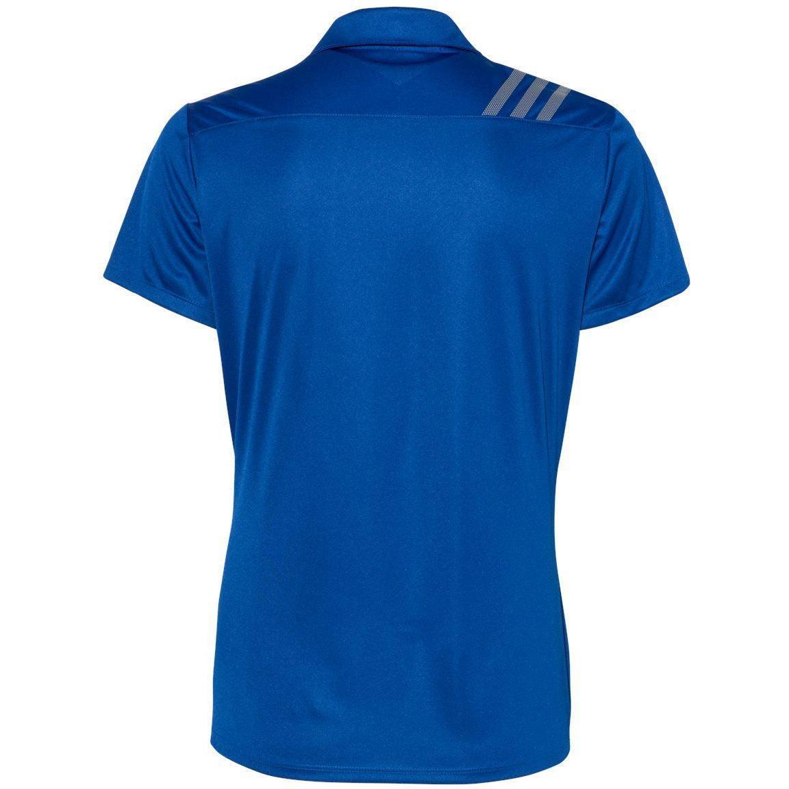 no-logo Adidas Women's 3-Stripes Shoulder Polo-Ladies Polos-Adidas-Thread Logic