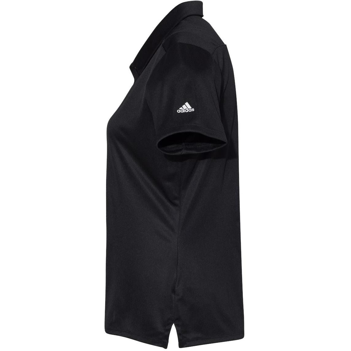 no-logo Adidas Women's 3-Stripes Shoulder Polo-Ladies Polos-Adidas-Thread Logic