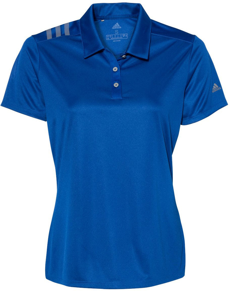 Adidas Ladies 3-Stripes Shoulder Polo