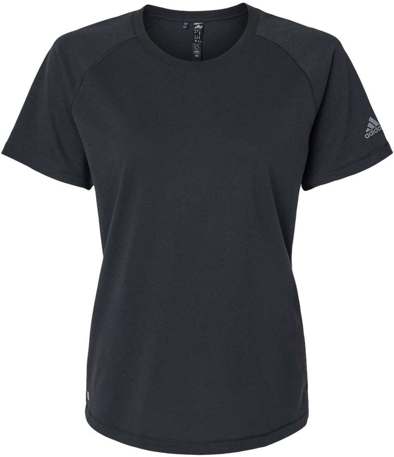 Adidas Ladies Blended T-Shirt-Apparel-Adidas-Black-S-Thread Logic