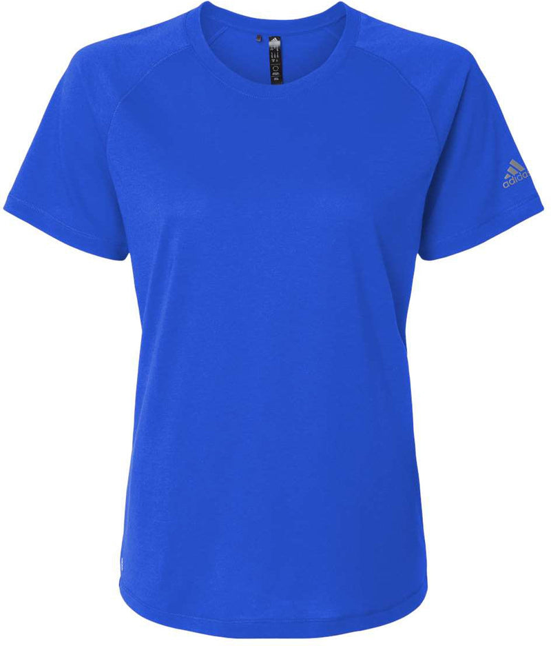 Adidas Ladies Blended T-Shirt-Apparel-Adidas-Collegiate Royal-S-Thread Logic