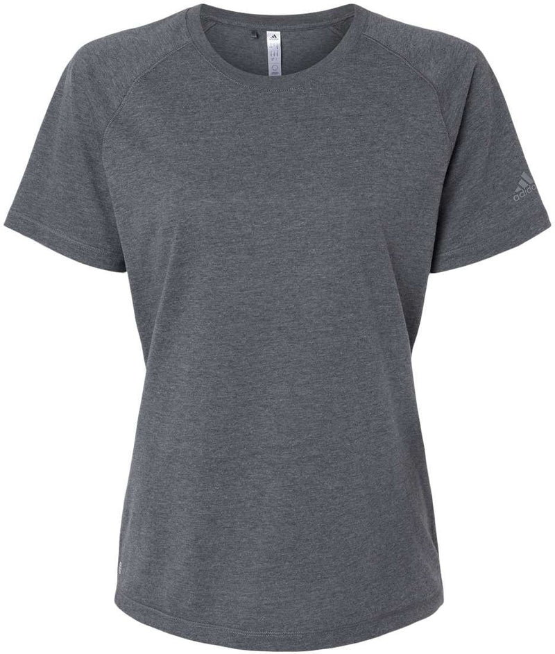 Adidas Ladies Blended T-Shirt-Apparel-Adidas-Dark Grey Heather-S-Thread Logic