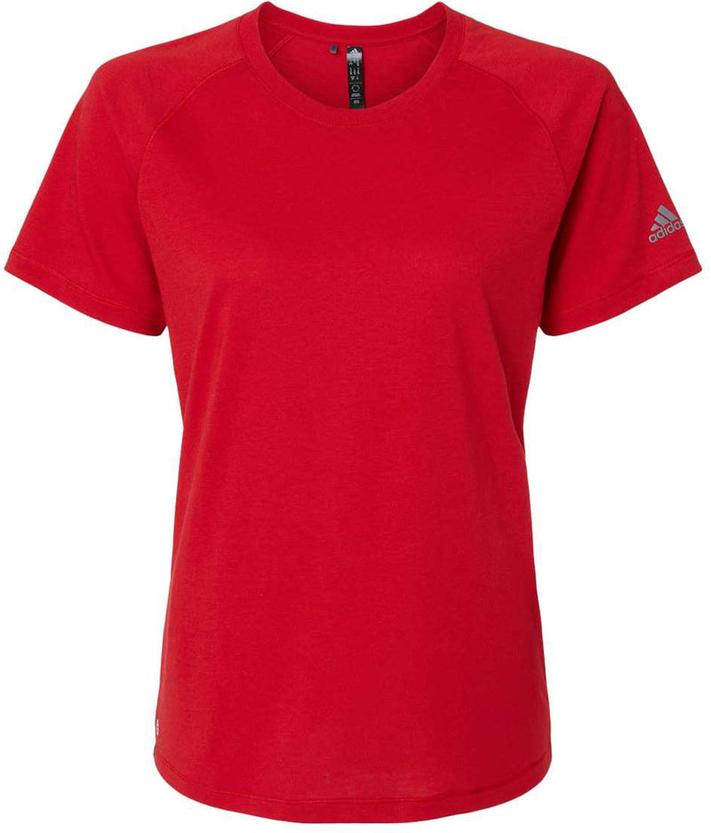 Adidas Ladies Blended T-Shirt-Apparel-Adidas-Power Red-S-Thread Logic