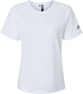 Adidas Ladies Blended T-Shirt-Apparel-Adidas-White-S-Thread Logic
