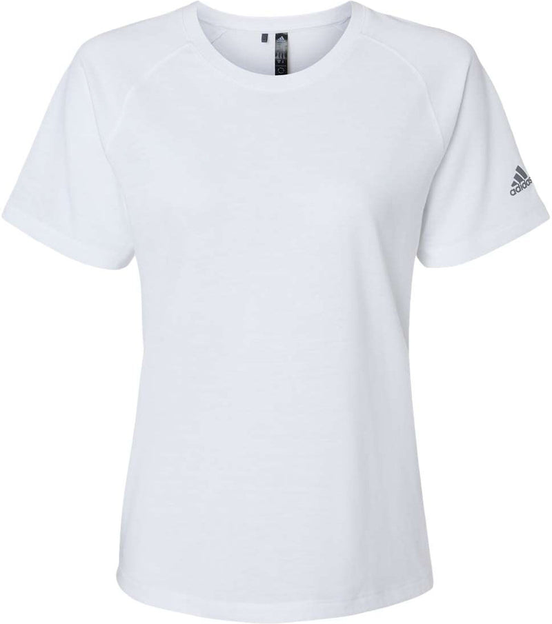 Adidas Ladies Blended T-Shirt-Apparel-Adidas-White-S-Thread Logic