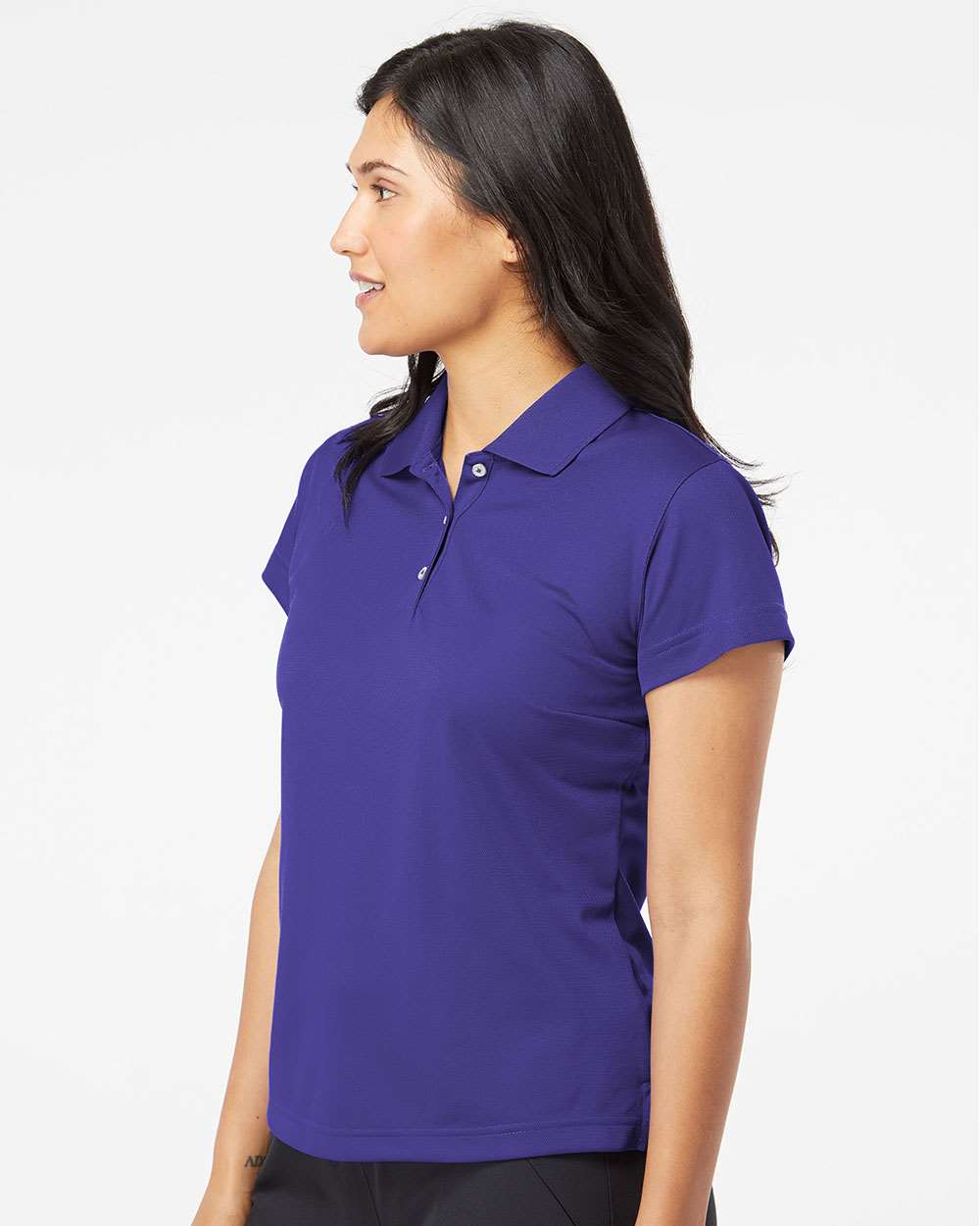 no-logo Adidas Ladies Climalite Basic Polo Shirt -Ladies Polos-Adidas-Thread Logic