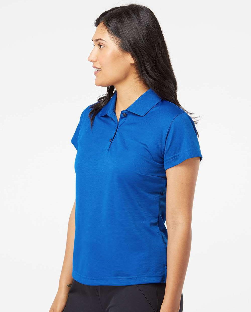 no-logo Adidas Ladies Climalite Basic Polo Shirt -Ladies Polos-Adidas-Thread Logic