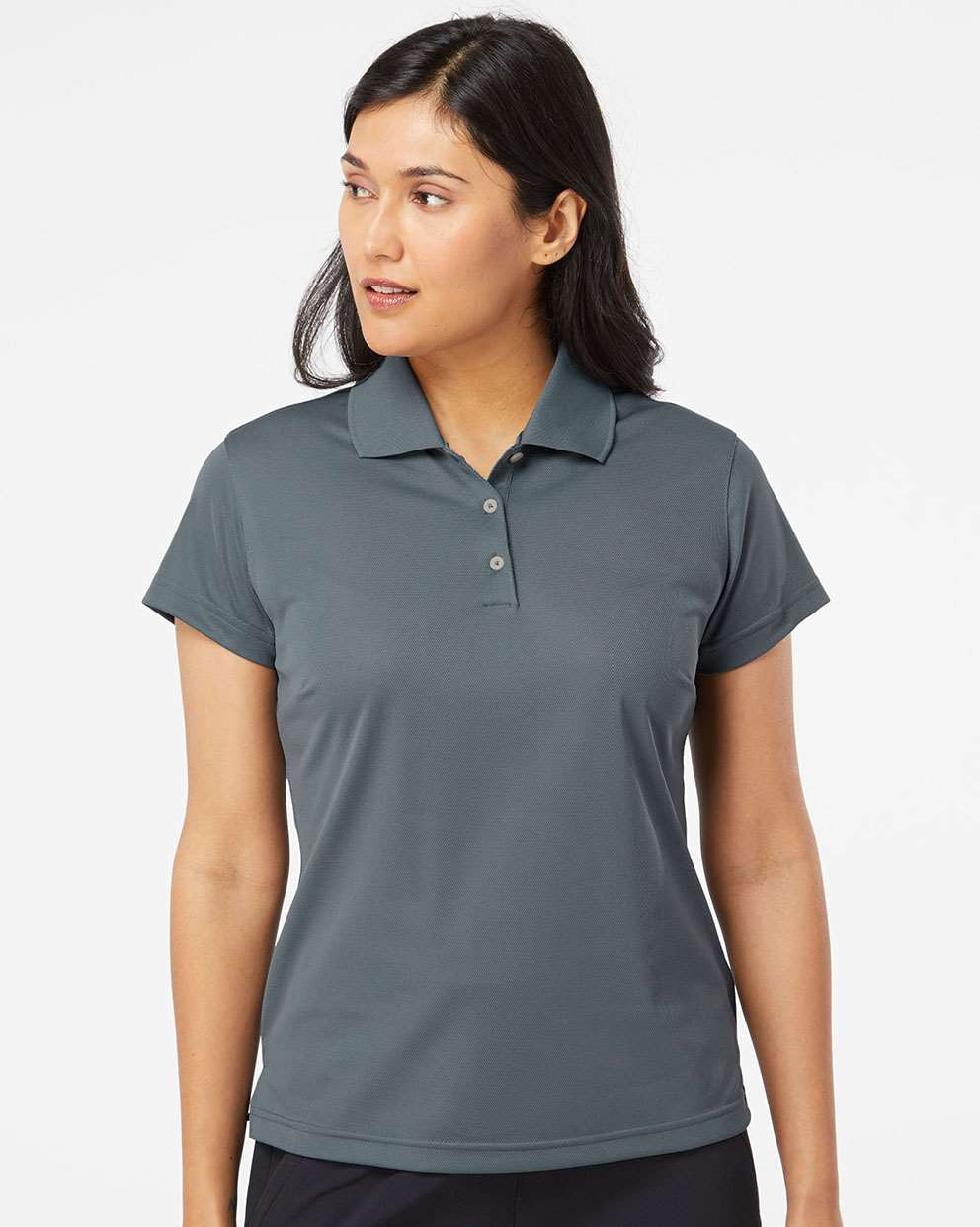 no-logo Adidas Ladies Climalite Basic Polo Shirt -Ladies Polos-Adidas-Thread Logic