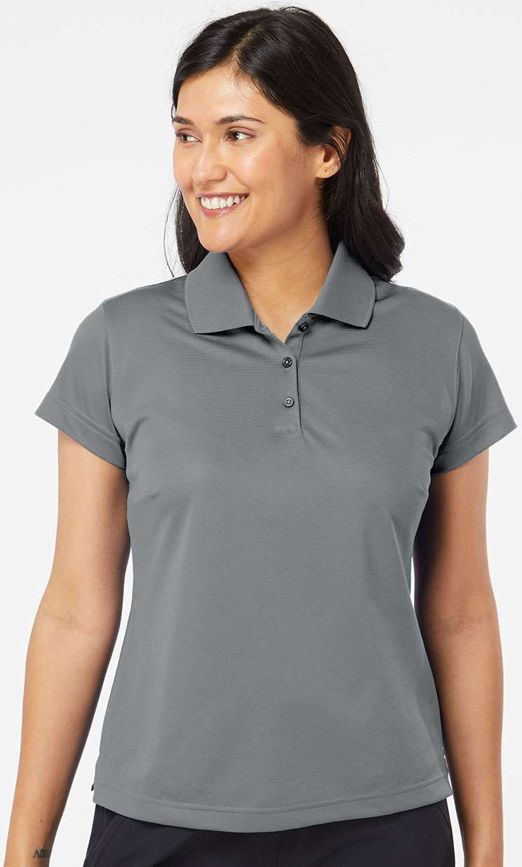 no-logo Adidas Ladies Climalite Basic Polo Shirt -Ladies Polos-Adidas-Thread Logic