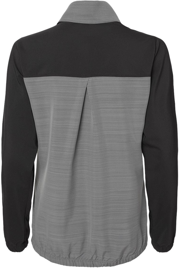 no-logo Adidas Ladies Heather Block Full-Zip Wind Jacket-Outerwear-Adidas-Thread Logic