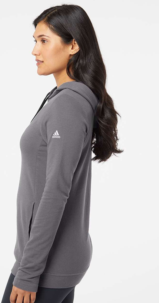 no-logo Adidas Ladies Lightweight Hooded Sweatshirt-Ladies Layering-Adidas-Thread Logic