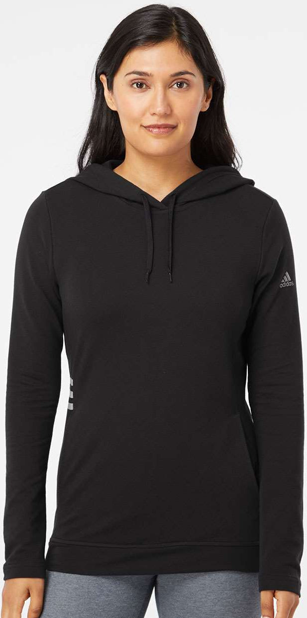 no-logo Adidas Ladies Lightweight Hooded Sweatshirt-Ladies Layering-Adidas-Thread Logic