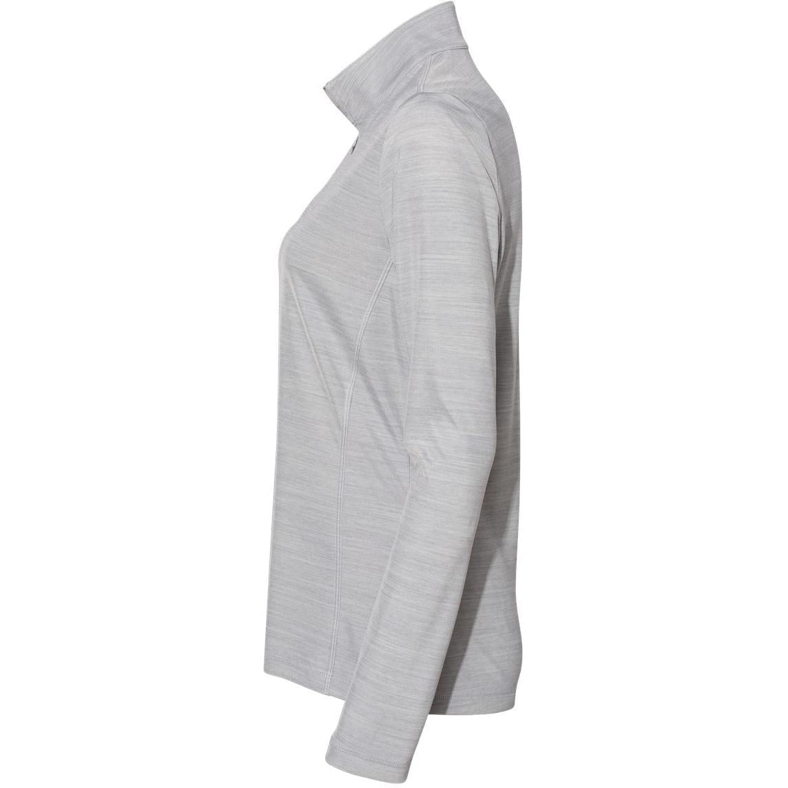 no-logo Adidas Women's Lightweight Mélange QuarterZip Pullover-Quarter Zips-Adidas-Thread Logic