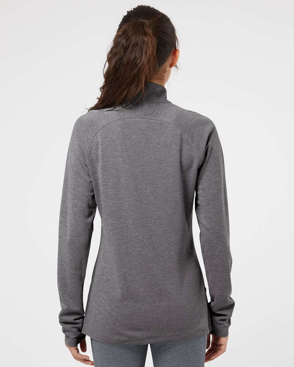 no-logo Adidas Ladies Lightweight QuarterZip Pullover-Ladies Layering-Adidas-Thread Logic