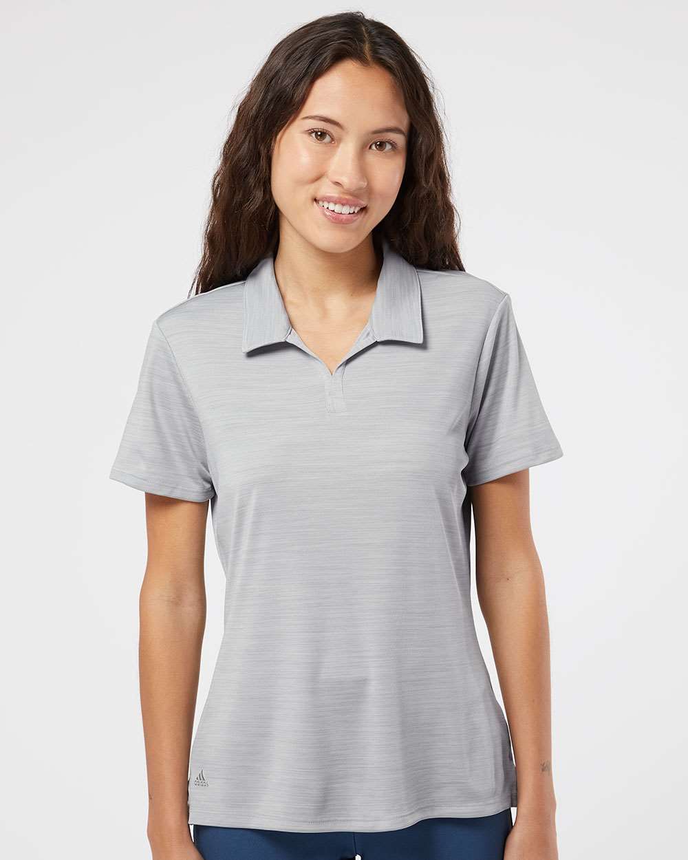 no-logo Adidas Ladies Mélange Polo-Ladies Polos-Adidas-Thread Logic
