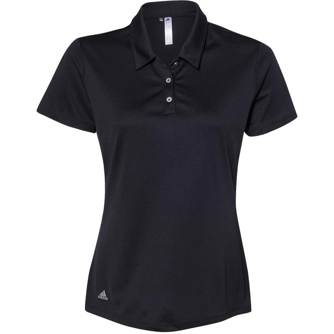 logo-left Adidas Women's Performance Polo-Ladies Polos-Adidas-Black-S-Thread Logic