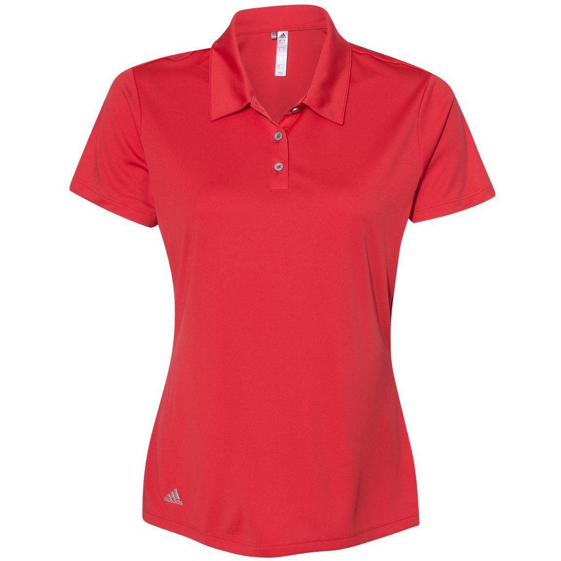 logo-left Adidas Women's Performance Polo-Ladies Polos-Adidas-Collegiate Red-S-Thread Logic