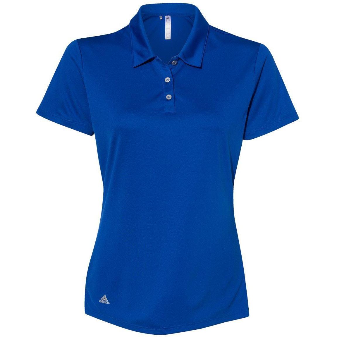 logo-left Adidas Women's Performance Polo-Ladies Polos-Adidas-Collegiate Royal-S-Thread Logic