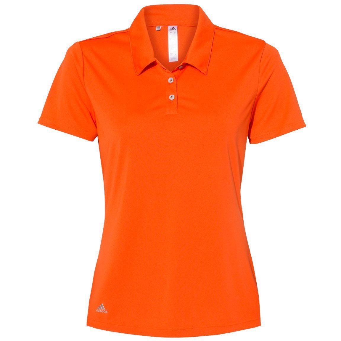 logo-left Adidas Women's Performance Polo-Ladies Polos-Adidas-Orange-S-Thread Logic