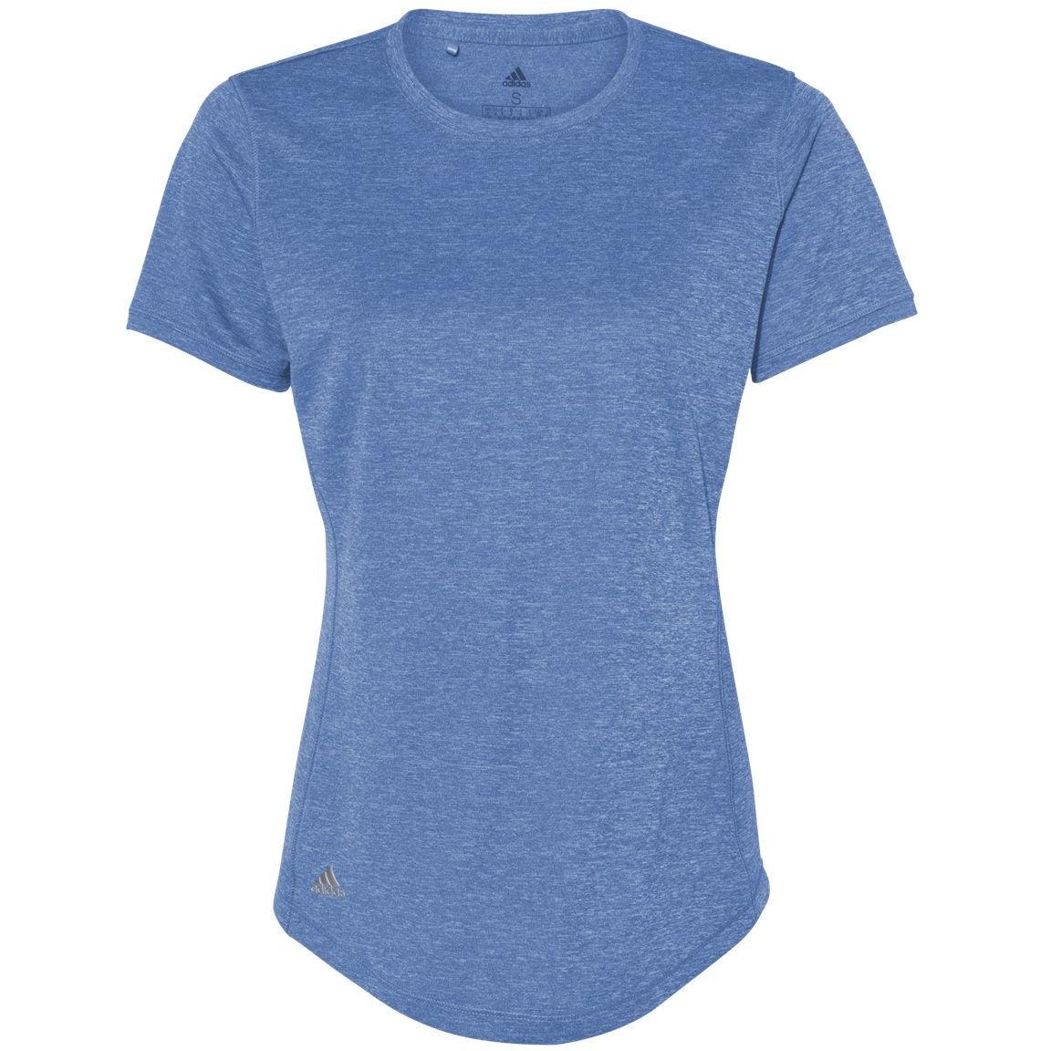 no-logo Adidas Women's Sport TShirt-Polos-Adidas-Collegiate Royal Heather-S-Thread Logic