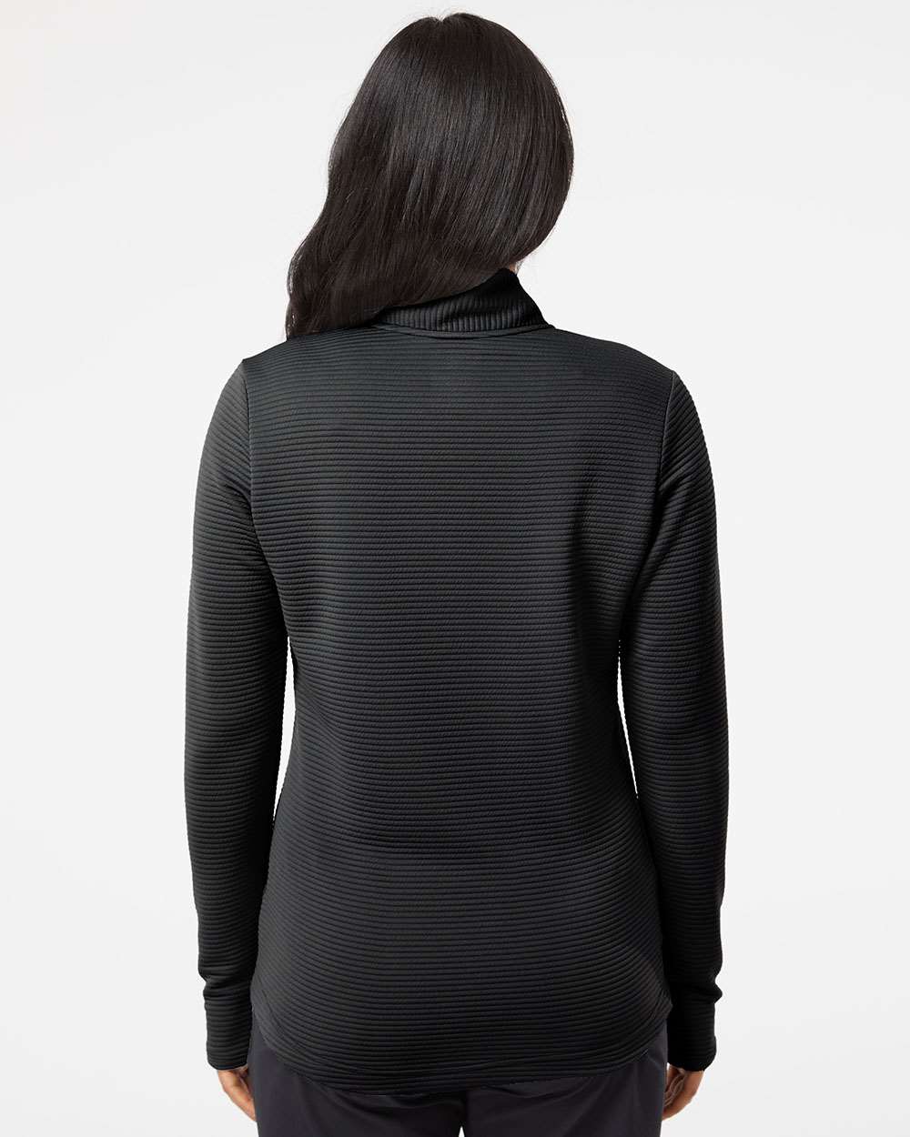 no-logo Adidas Ladies Textured Full-Zip Jacket-Fleece-Adidas-Thread Logic