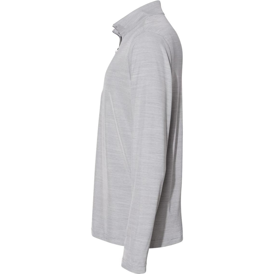 no-logo Adidas Lightweight Mélange QuarterZip Pullover-Quarter Zips-Adidas-Thread Logic