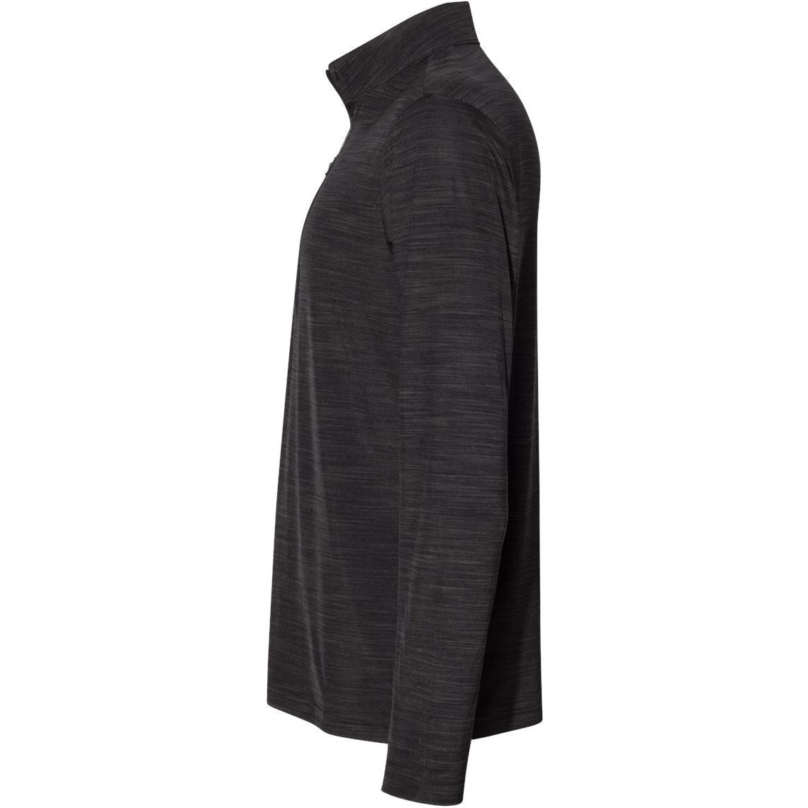 no-logo Adidas Lightweight Mélange QuarterZip Pullover-Quarter Zips-Adidas-Thread Logic