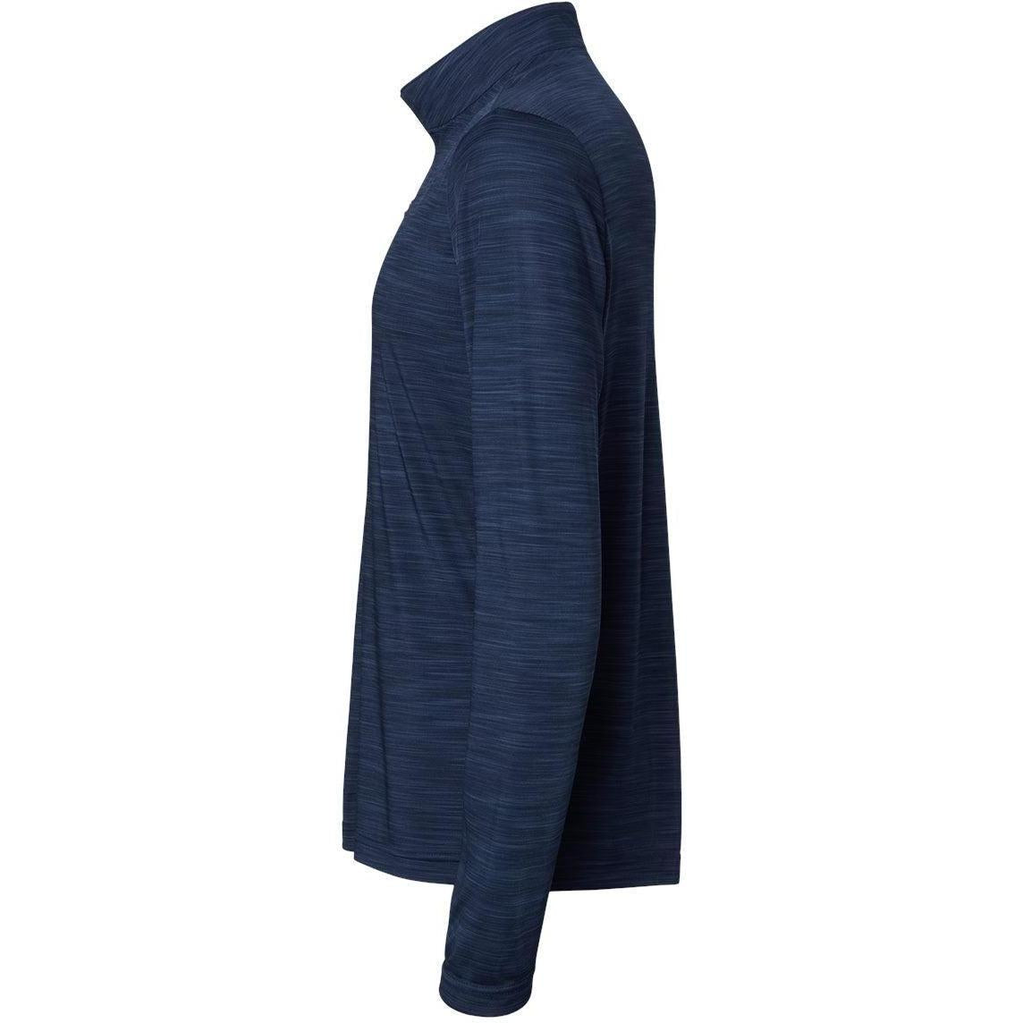 no-logo Adidas Lightweight Mélange QuarterZip Pullover-Quarter Zips-Adidas-Thread Logic