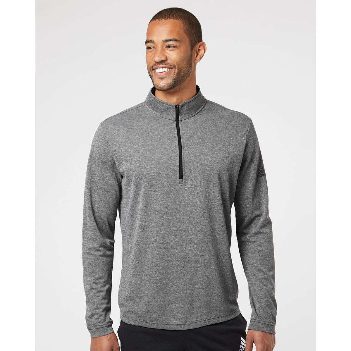 no-logo Adidas Lightweight Quarter-Zip Pullover-Fleece-Adidas-Thread Logic