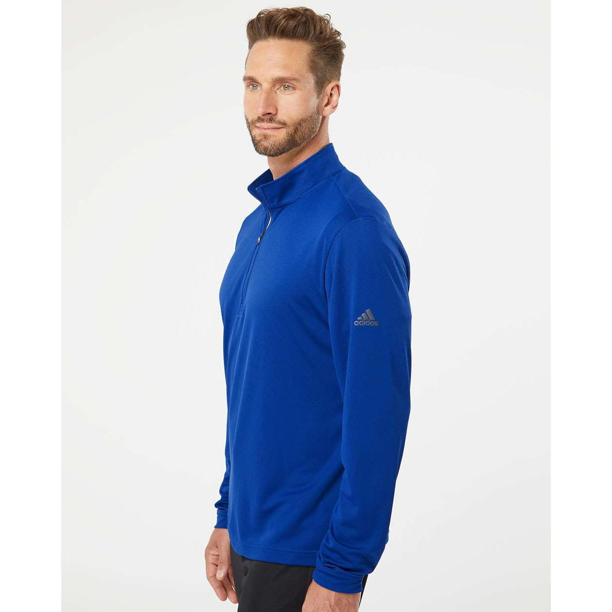 no-logo Adidas Lightweight Quarter-Zip Pullover-Fleece-Adidas-Thread Logic