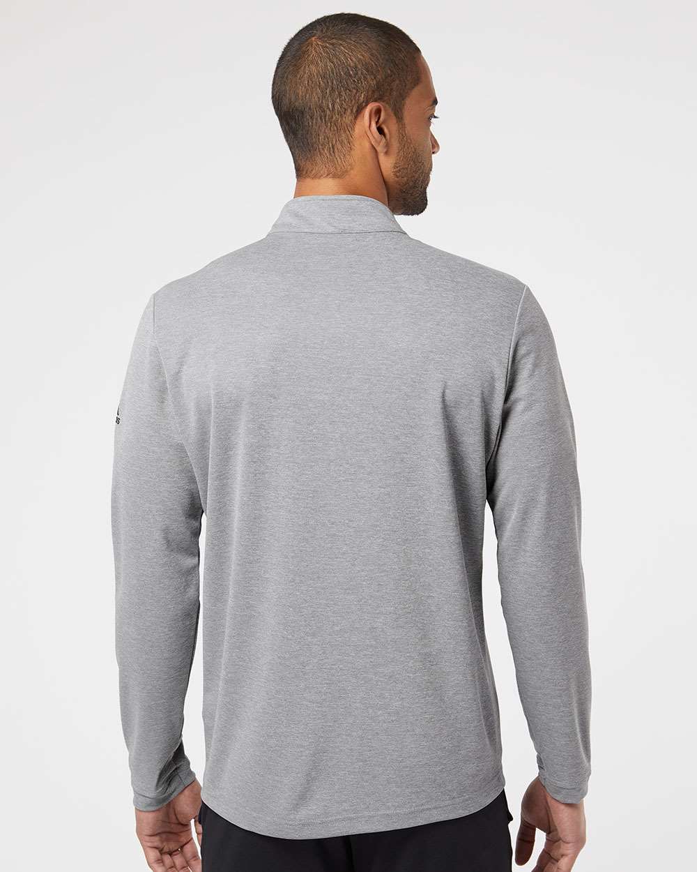 no-logo Adidas Lightweight QuarterZip Pullover-Men's Layering-Adidas-Thread Logic