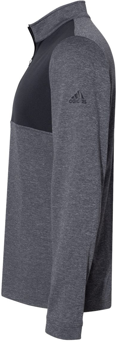 no-logo Adidas Lightweight QuarterZip Pullover-Men's Layering-Adidas-Thread Logic