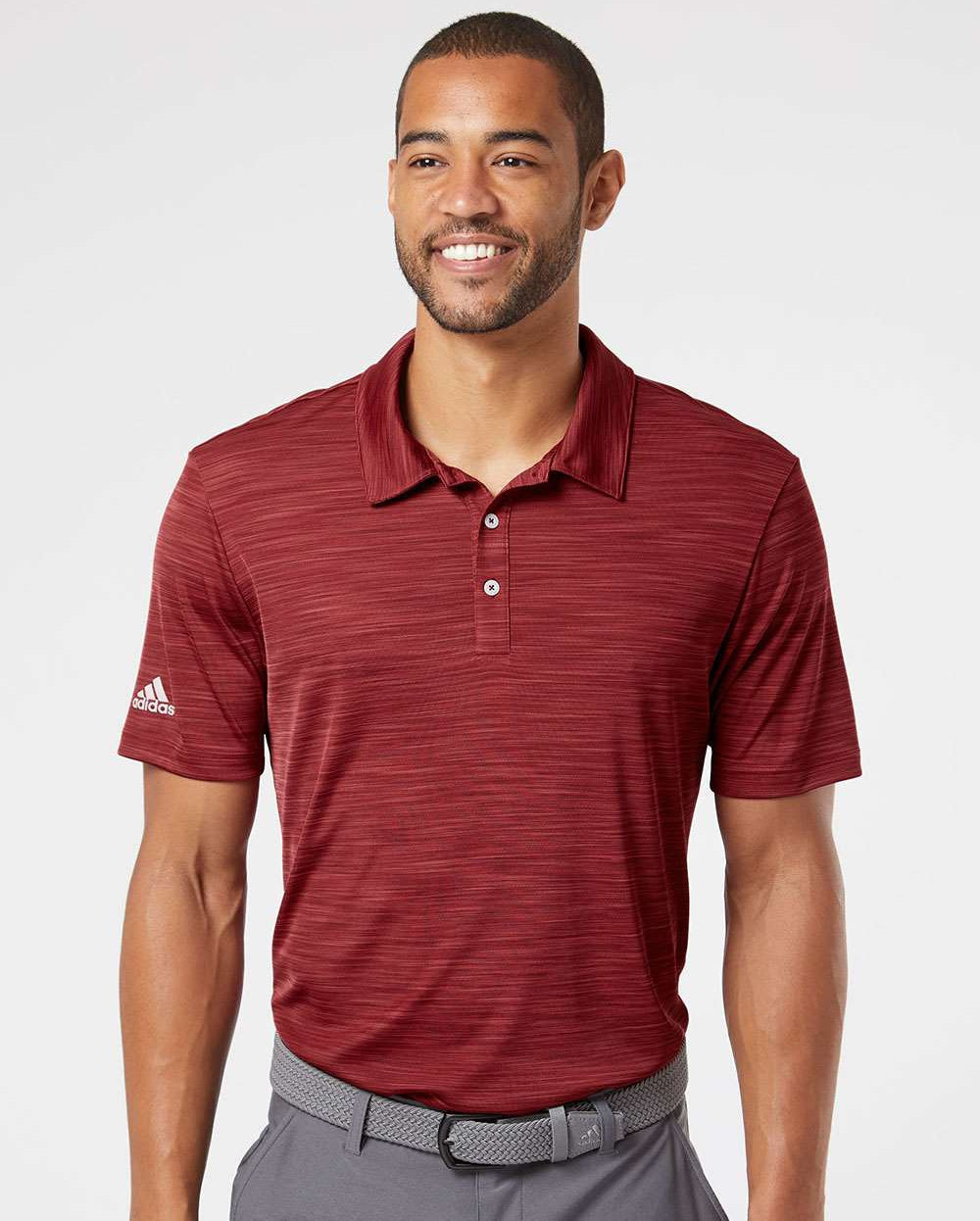 no-logo Adidas Mélange Polo-Men's Polos-Adidas-Thread Logic