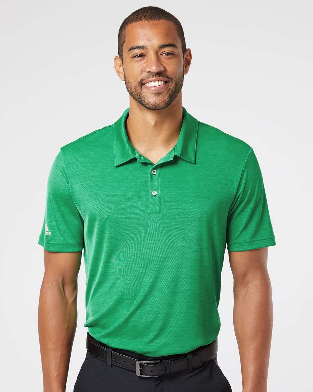 no-logo Adidas Mélange Polo-Men's Polos-Adidas-Thread Logic