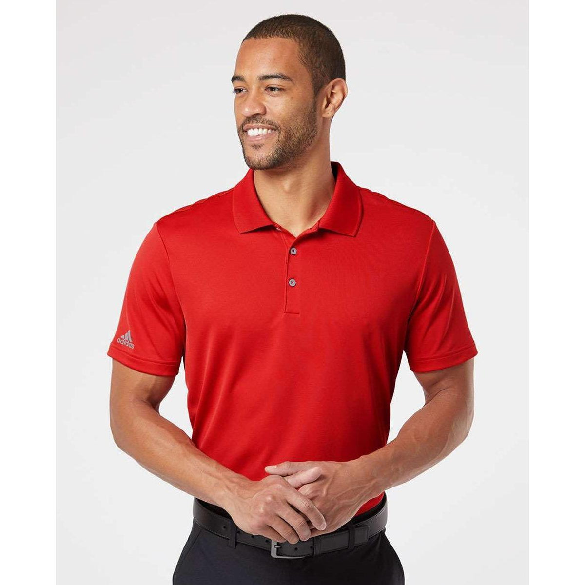no-logo Adidas Performance Polo-Men's Polos-Adidas-Thread Logic