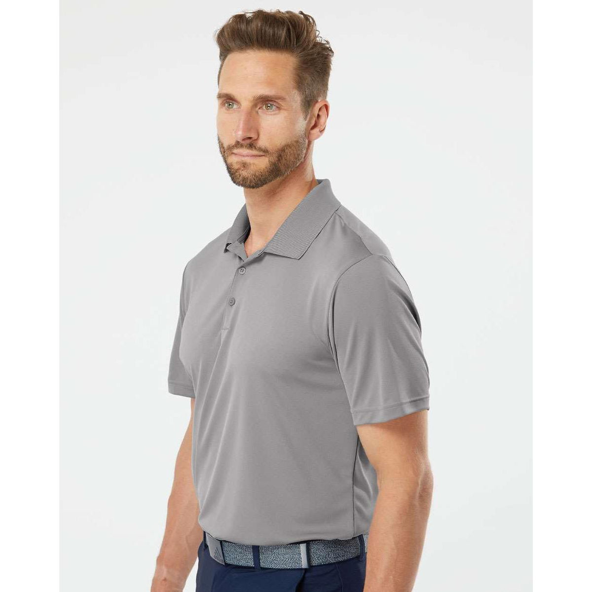 no-logo Adidas Performance Polo-Men's Polos-Adidas-Thread Logic