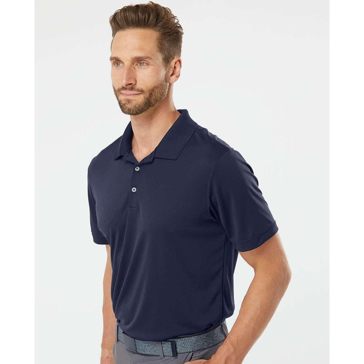 no-logo Adidas Performance Polo-Men's Polos-Adidas-Thread Logic