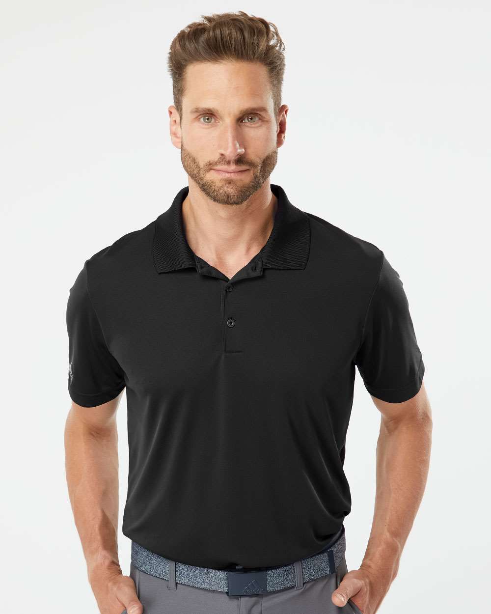 no-logo Adidas Performance Polo-Men's Polos-Adidas-Thread Logic