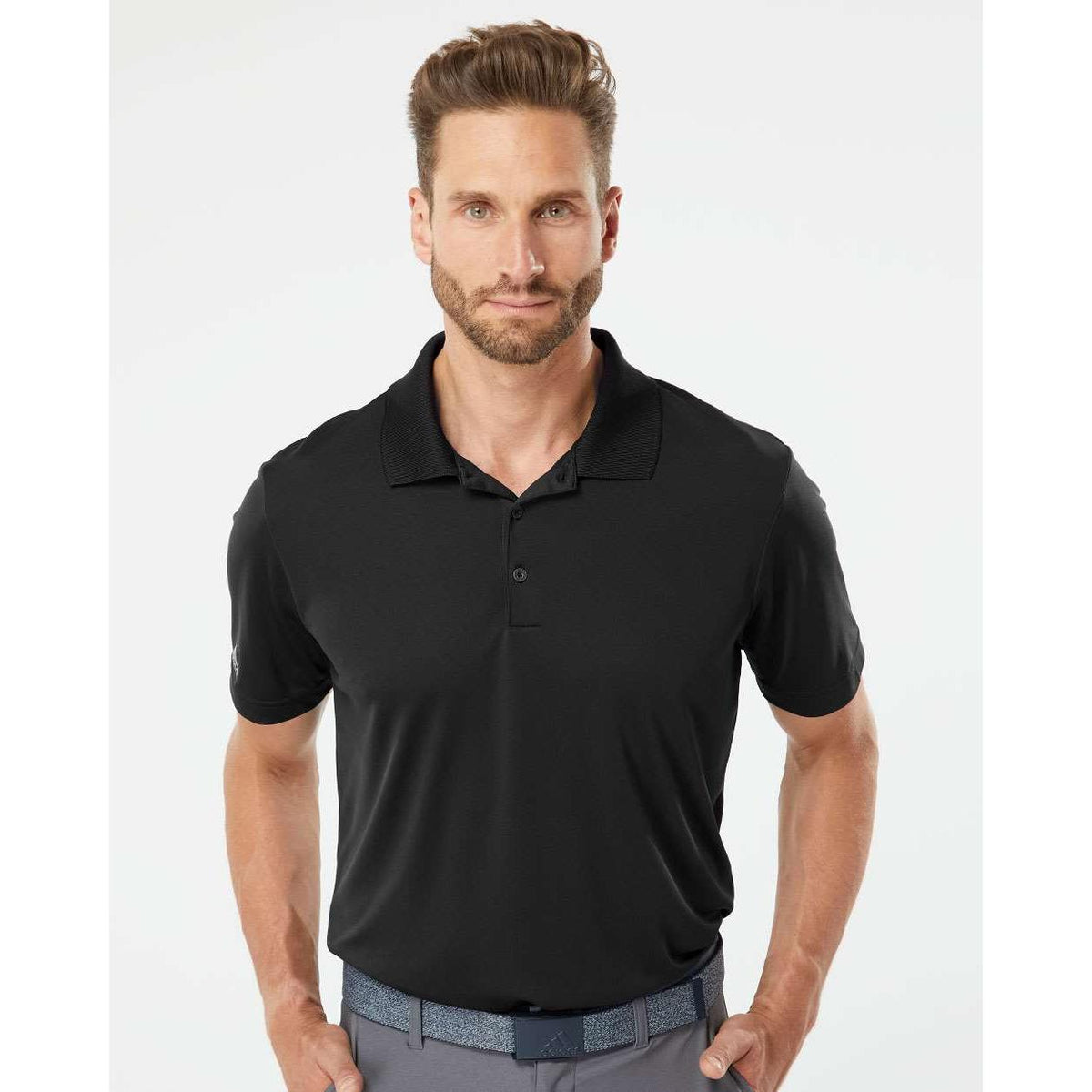 no-logo Adidas Performance Polo-Men's Polos-Adidas-Thread Logic