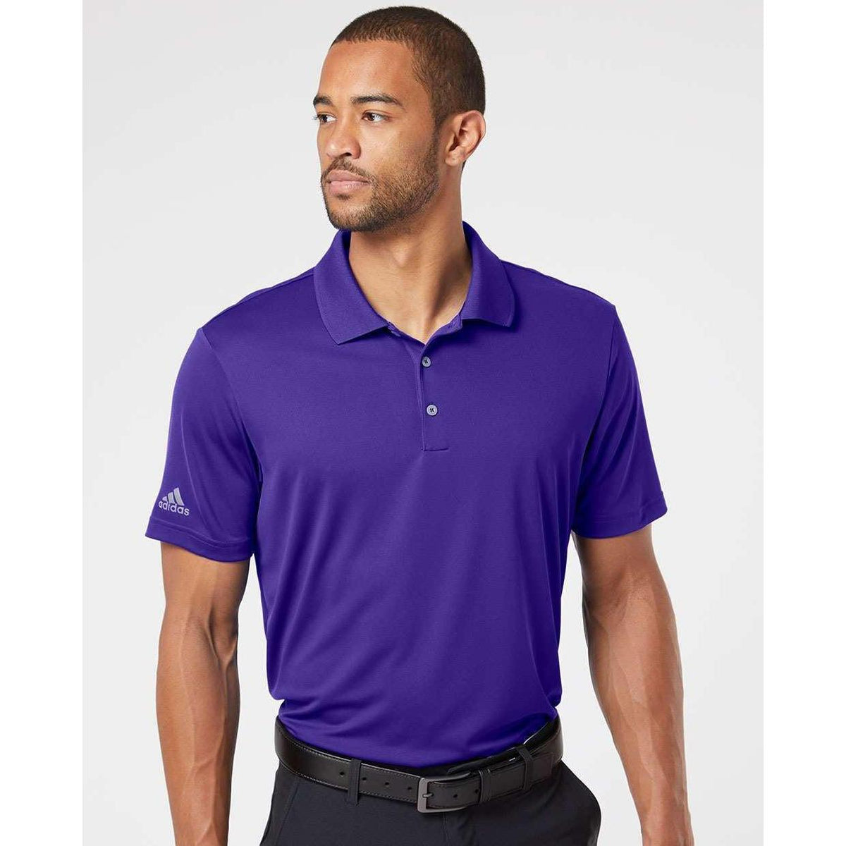 no-logo Adidas Performance Polo-Men's Polos-Adidas-Thread Logic