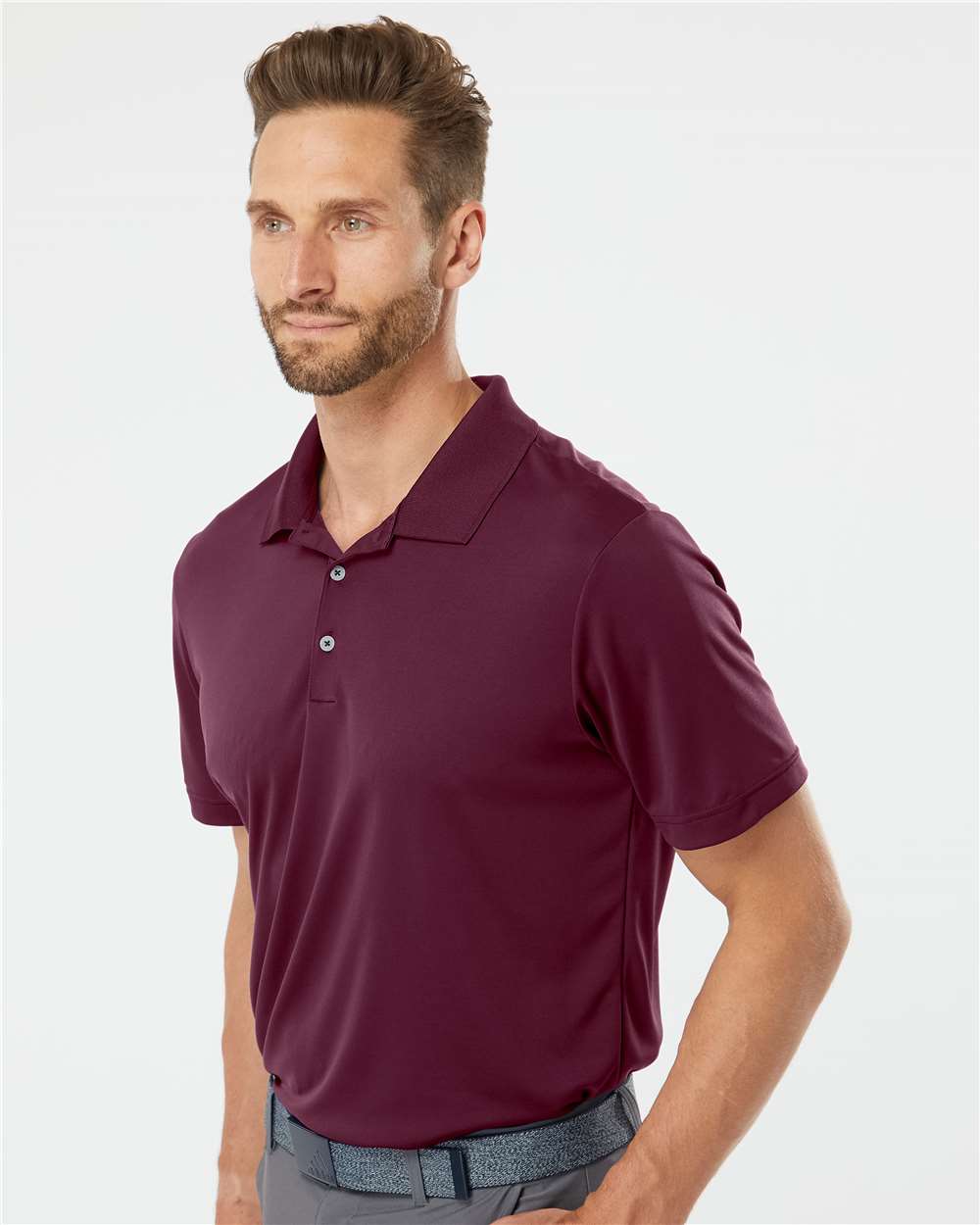 no-logo Adidas Performance Polo-Men's Polos-Adidas-Thread Logic